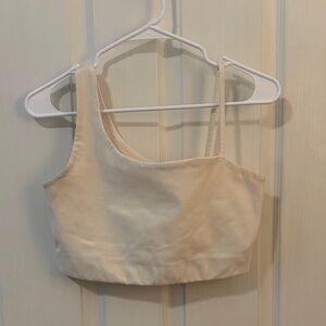 Girlfriend collective asymmetrical bra